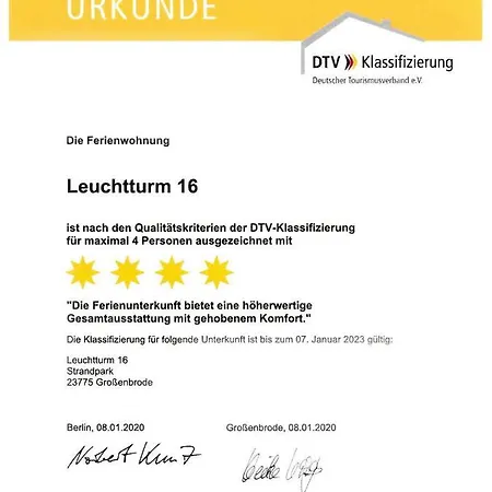 Leuchtturm 16 Апартаменты
